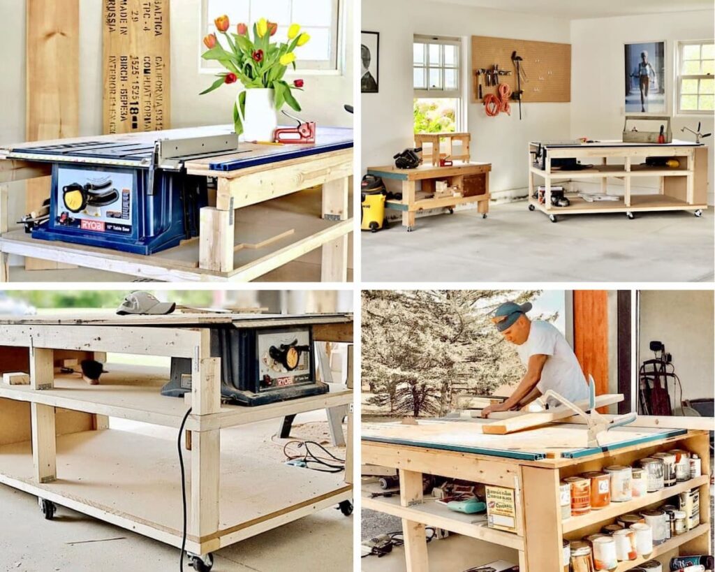 DIY Mobile Workbench Styling Tip A Clever Workspace for Any Season