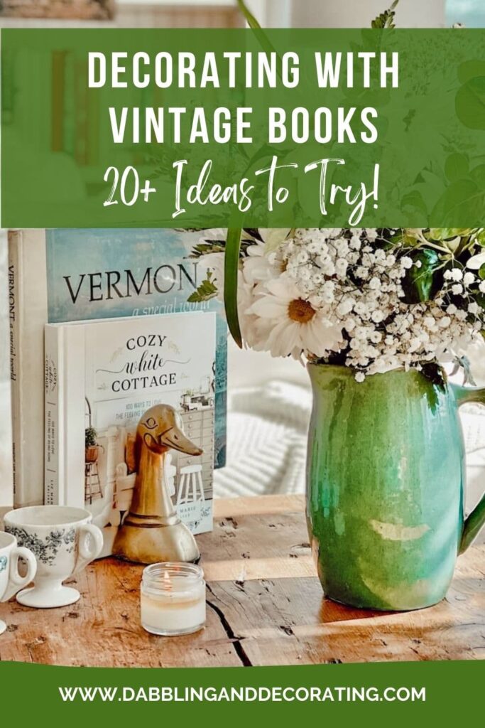 Decorating with Vintage Books 20 Ideas to Try 