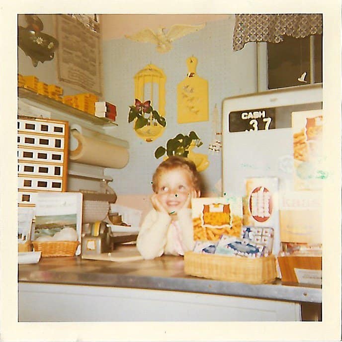 Small Child at Gift Shop Counter