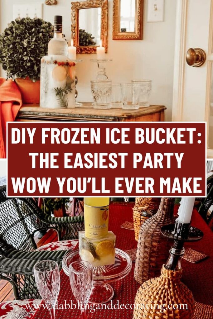 DIY Frozen Ice Bucket: The Easiest Party Wow You’ll Ever Make