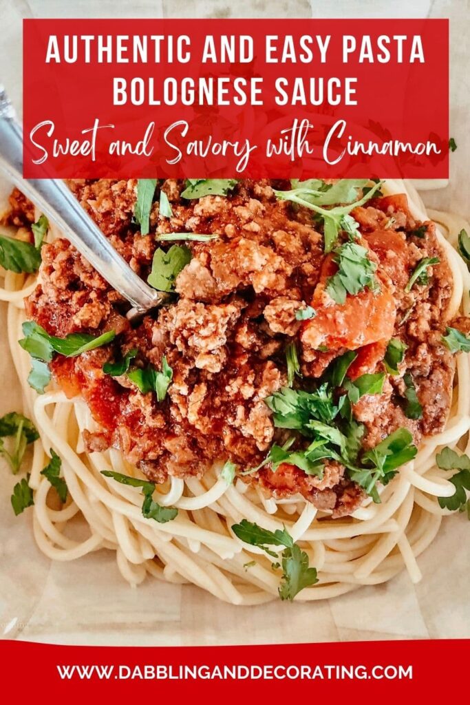 Authentic and Easy Pasta Bolognese Sauce Recipe