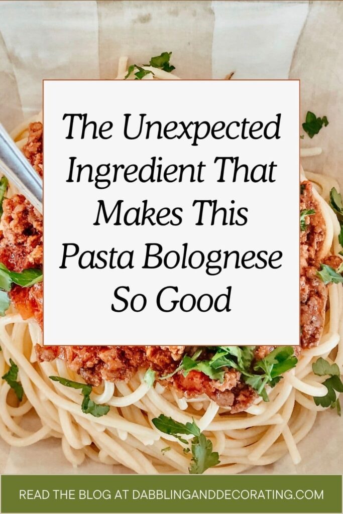 Authentic & Easy Pasta Bolognese Sauce Recipe The Unexpected Ingredient That Makes This Pasta Bolognese So Good