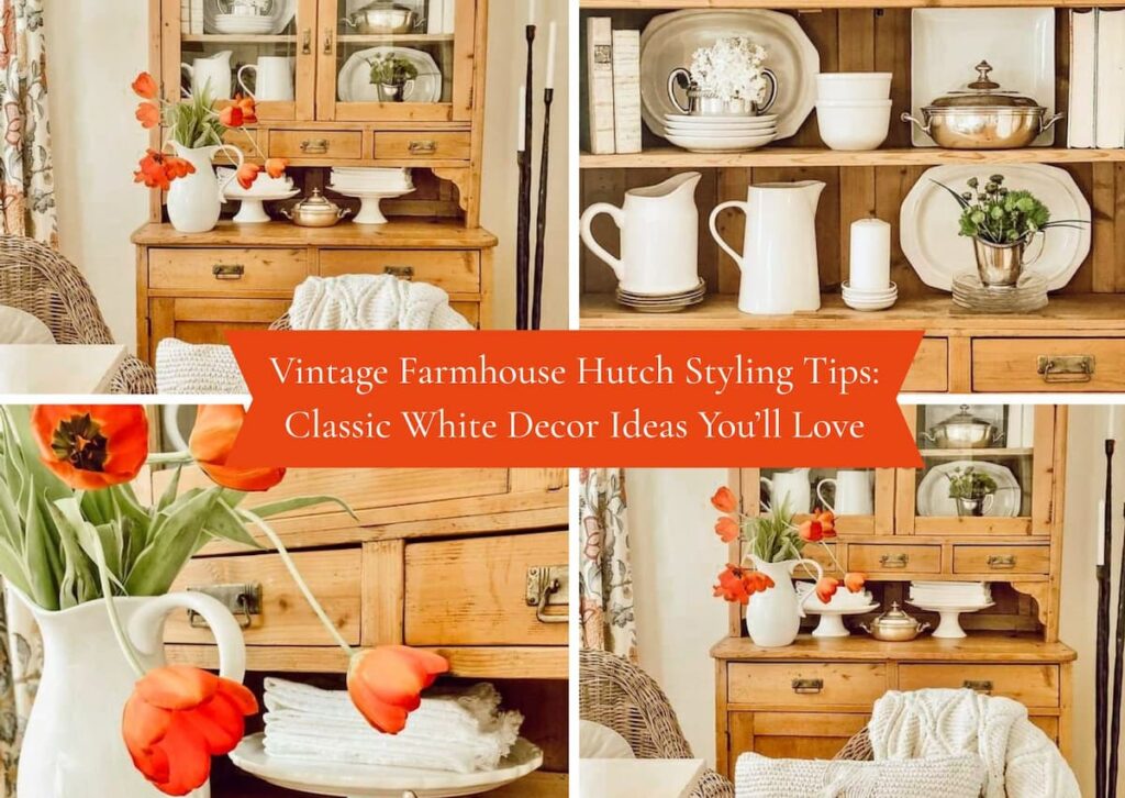Vintage Farmhouse Hutch Styling Ideas You’ll Love