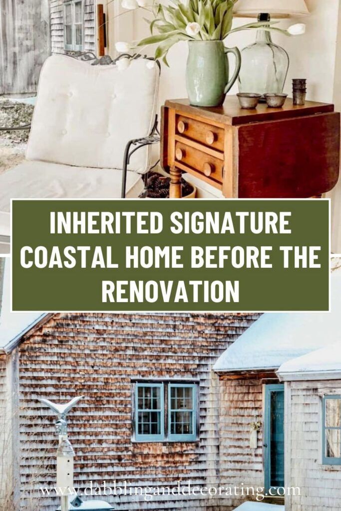 Inherited Coastal Maine Home The Before! Inherited Signature Coastal Home Before the Renovation