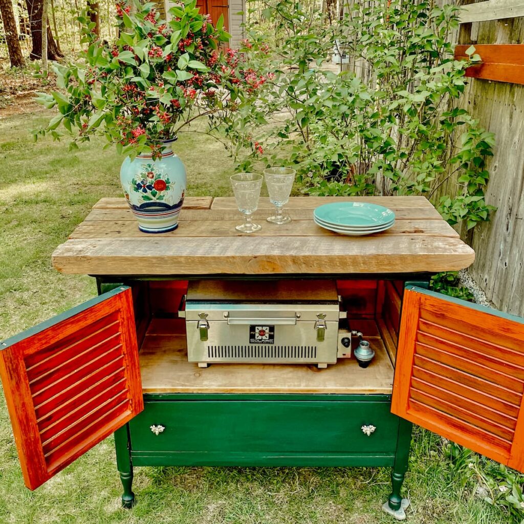 DIY Outdoor Grilling Station