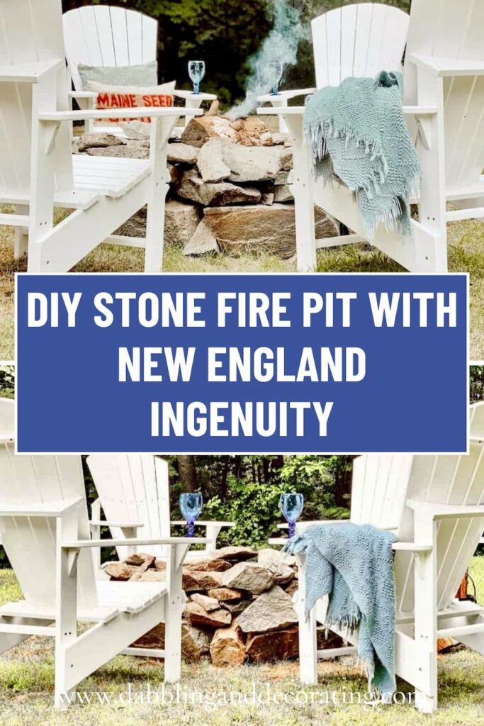 DIY Stone Fire Pit with New England Ingenuity