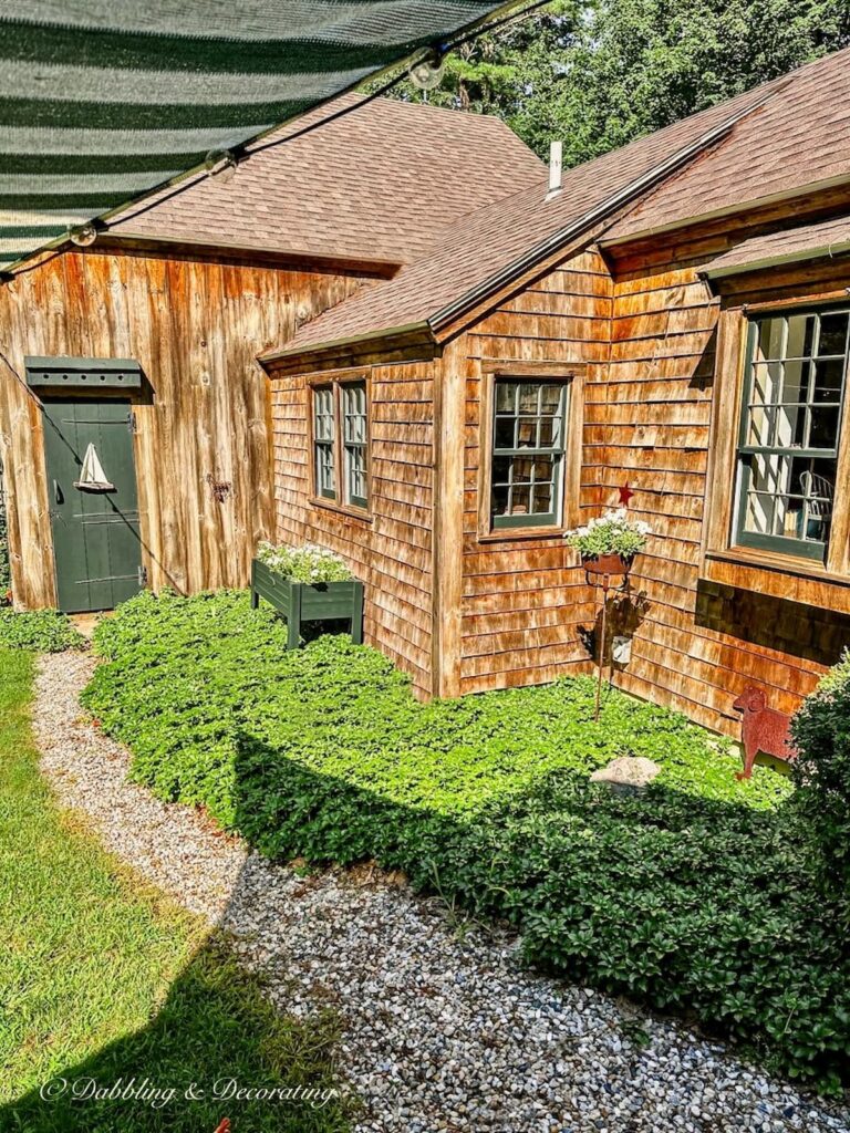 Cedar Shakes Home restored in the summertime.