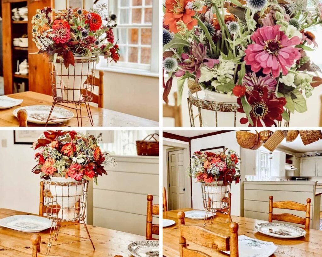 This Vintage Floral Arrangement Was Featured in Country Sampler Magazine