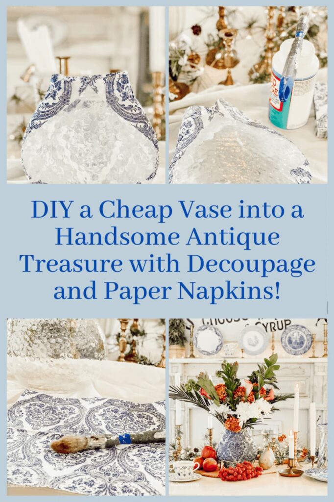 How to Decoupage Old Treasures
