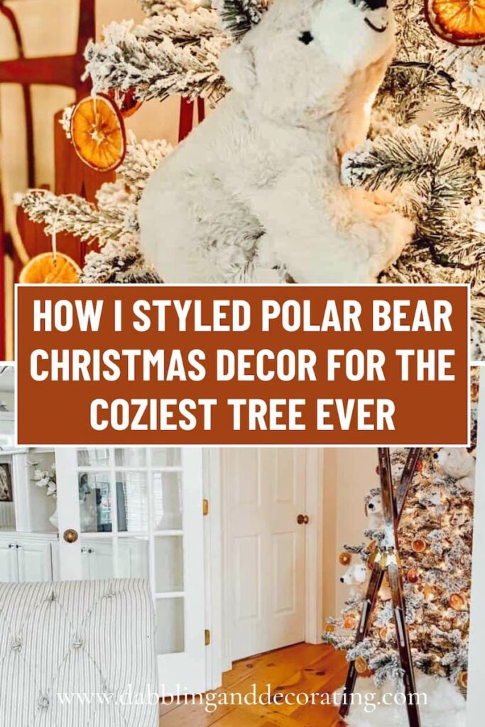 How I Styled Polar Bear Christmas Decor for the Coziest Tree Ever