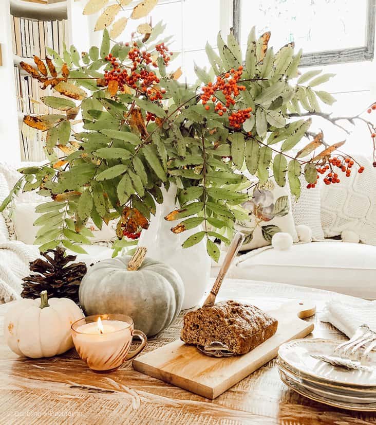 Cozy Fall Sunroom