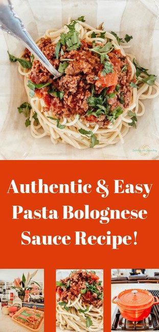 Authentic & Easy Pasta Bolognese Sauce Recipe
