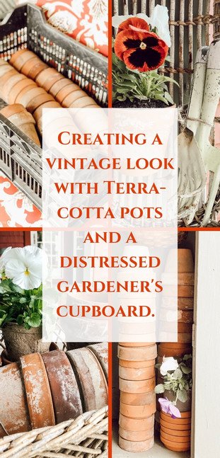 A Garden Terracotta Cupboard