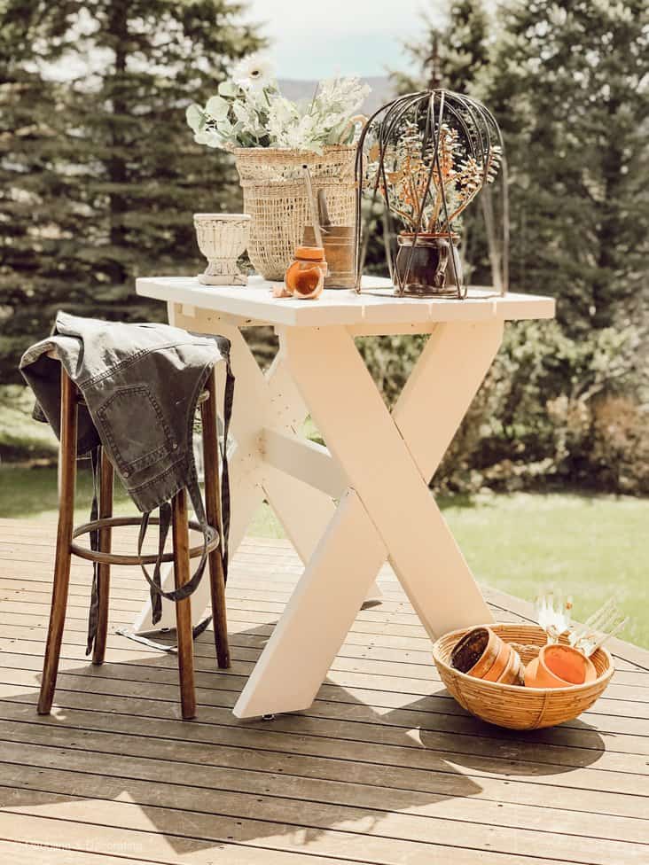 DIY Garden Table