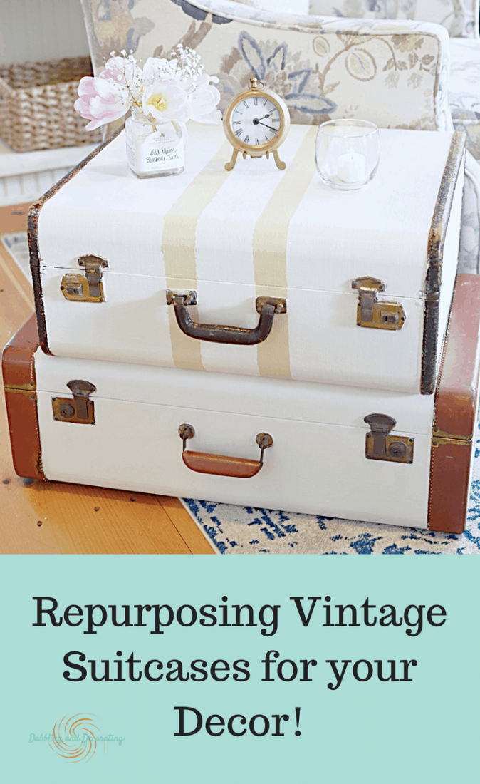 How to Repurpose a Vintage Suitcase for your Home Decor