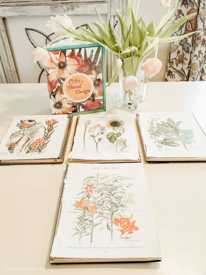 Spring Botanical pages
