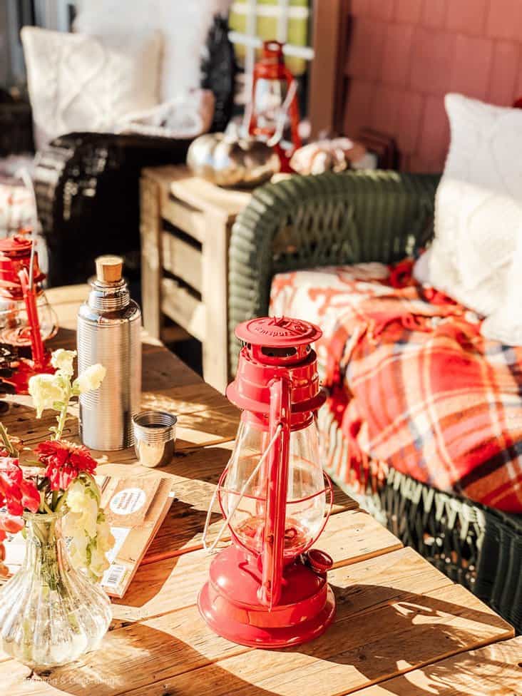 Cozy Cabin Style Vermont Porch