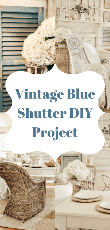 Vintage Blue Shutter Project