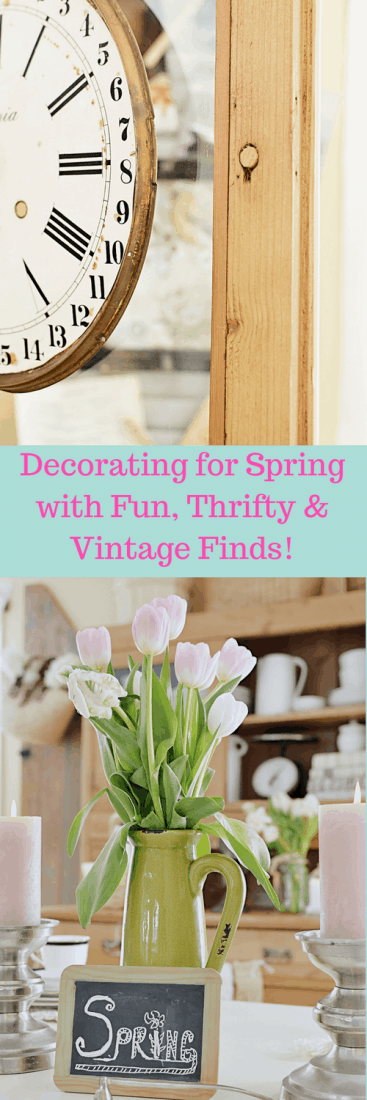 How to Decorate for Spring with Thrifty Finds
