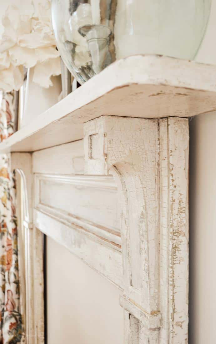 Jajaja Petrificar antes de Vintage Fireplace Mantel Install & Decorating Ideas