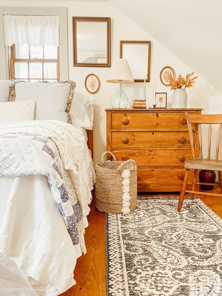 Coastal Maine Antique Guest Bedroom