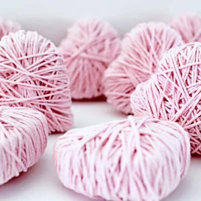 Valentine's Day pink hearts