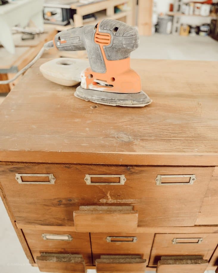 Vintage Card Catalog Repurposed