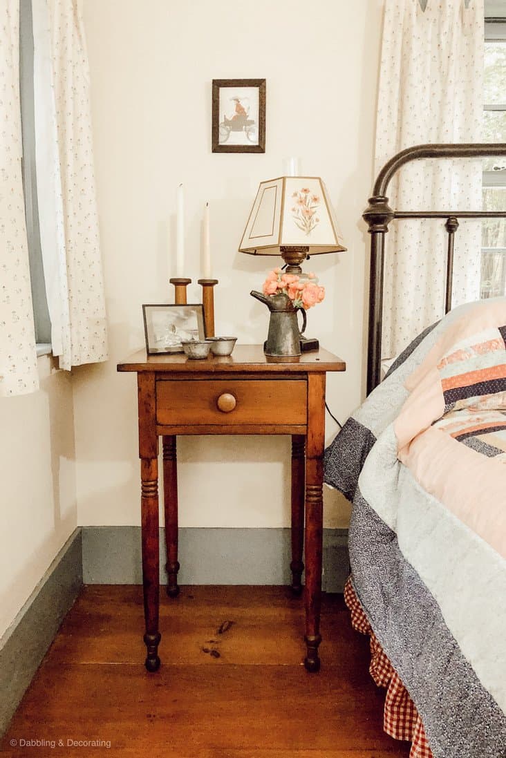 Antique side table.