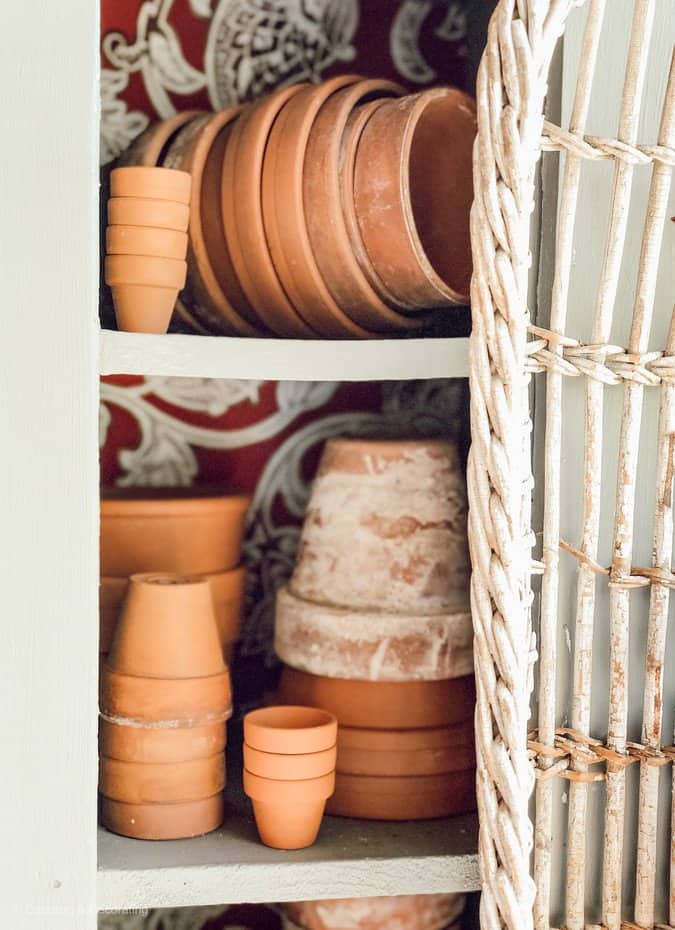Garden Terracotta Cupboard
