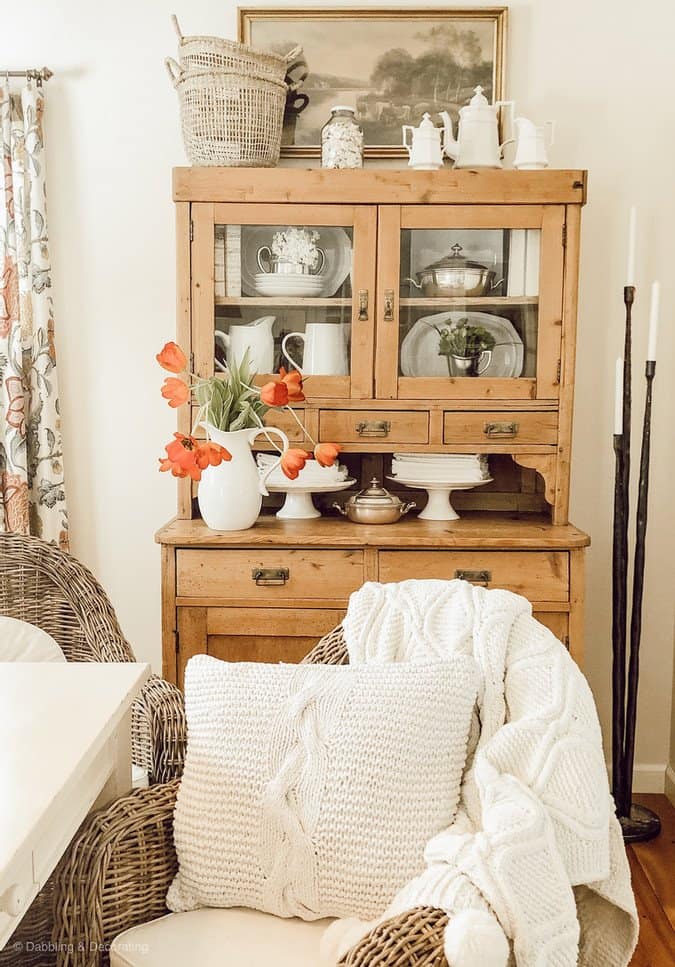 Vintage Hutch Farmhouse Style
