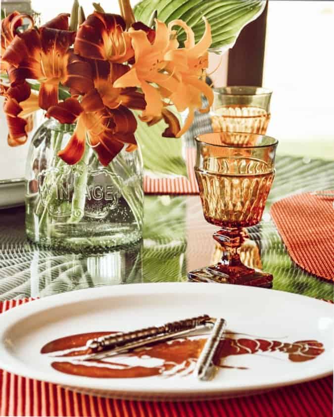 Simple Summer Lobster Tablescape