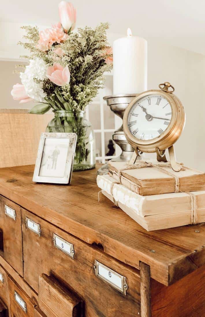 Vintage Card Catalog Repurposed