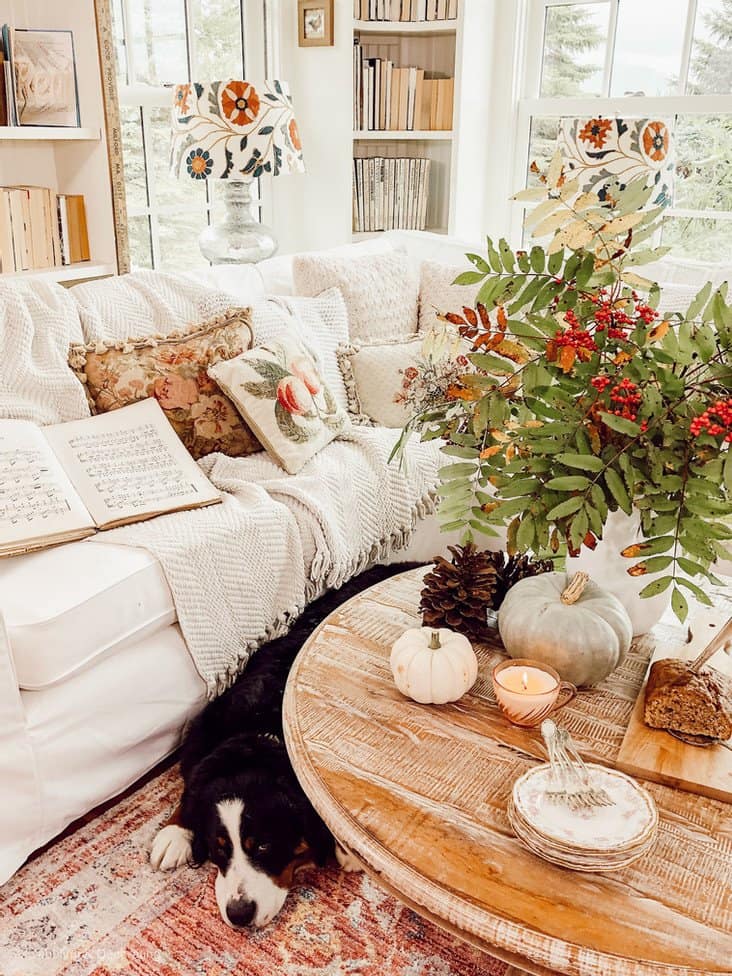 Cozy Fall Sunroom