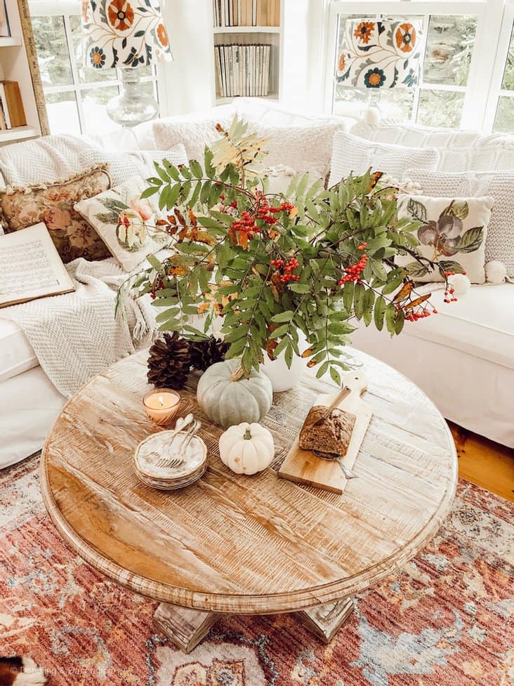 Cozy Fall Sunroom