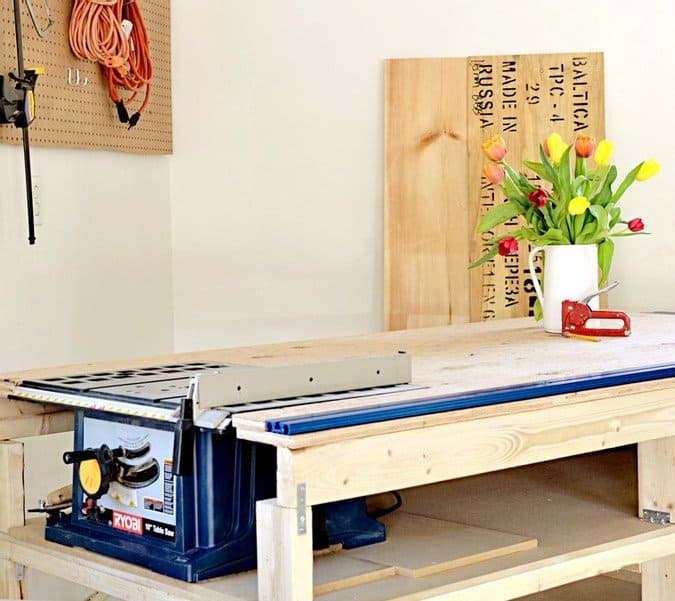 DIY Mobile Workbench and Home Workshop Reveal