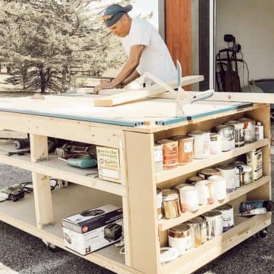 DIY Mobile Workbench and Home Workshop Reveal