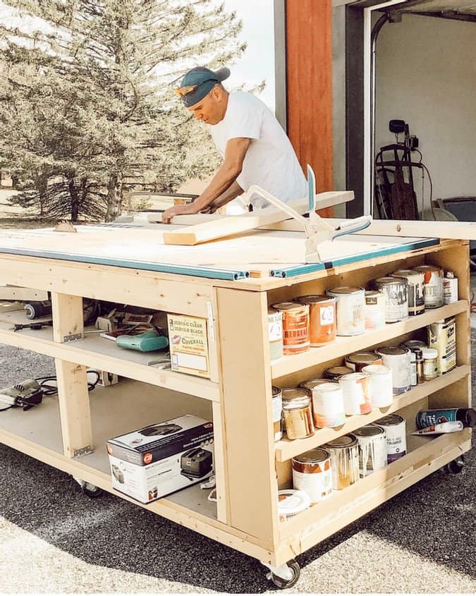 DIY Mobile Workbench