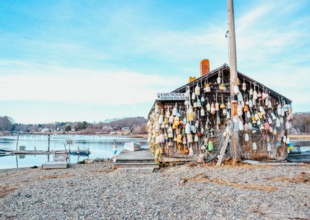 An Inherited Coastal Maine Home, The Before!.j Maine Boat House