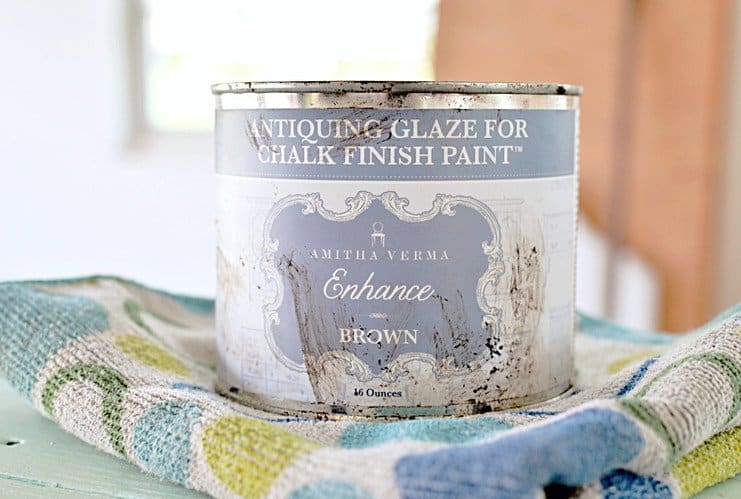 Antiquing Glaze for Chalk Finish Paint.