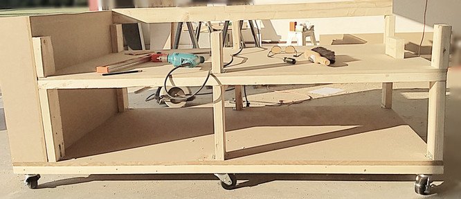 DIY Mobile Workbench and Home Workshop Reveal