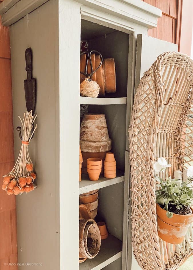 Gardener's Terracotta Cupboard