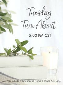 Tuesday Turn About Link Party Feature Button