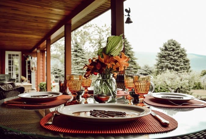 Simple Summer Lobster Tablescape