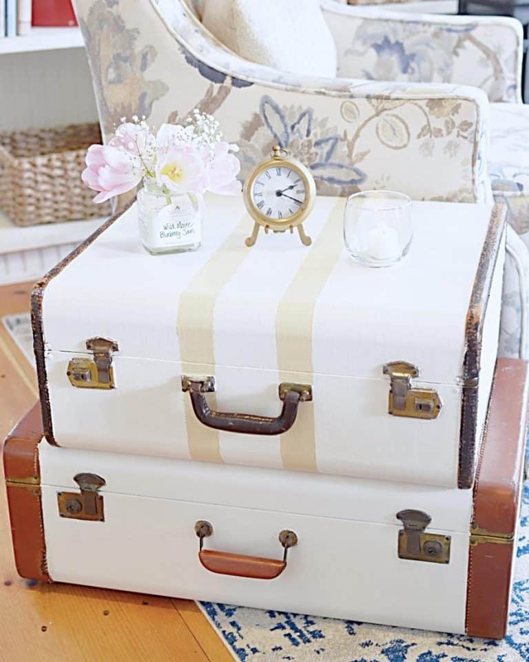 Styling a Vintage Suitcase – A DIY Project