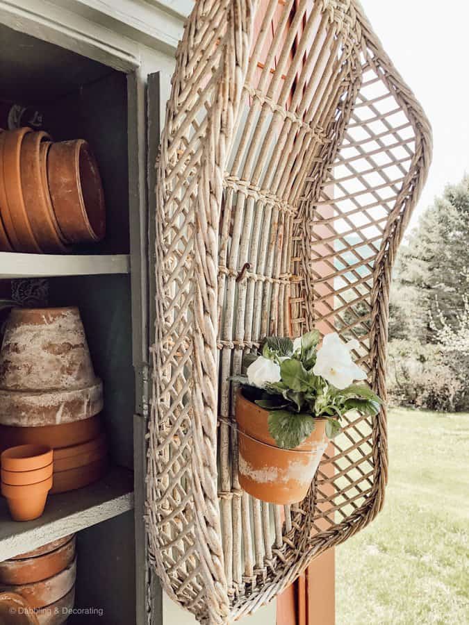Garden Terracotta Cupboard