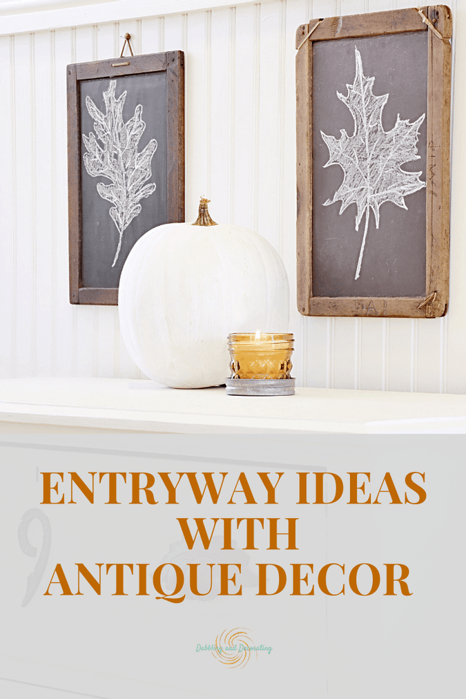 Entryway Ideas with Antique Decor.