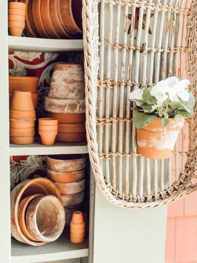 Garden Terracotta Cupboard