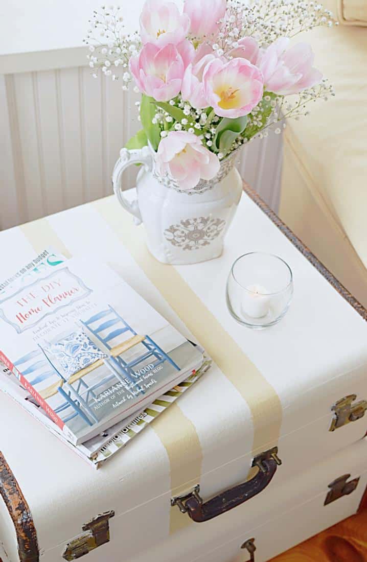 How to Repurpose a Vintage Suitcase for your Home Decor