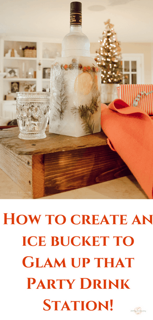 How to Create an Ice Bucket for Entertaining! How to Create an Ice Bucket for Entertaining!