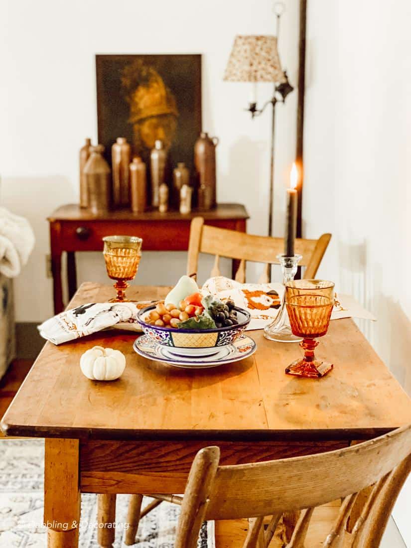 Charming Antique Table and Chairs for Two